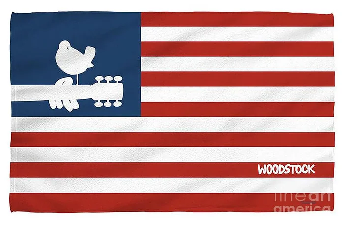 Woodstock Festival Bird Flag
