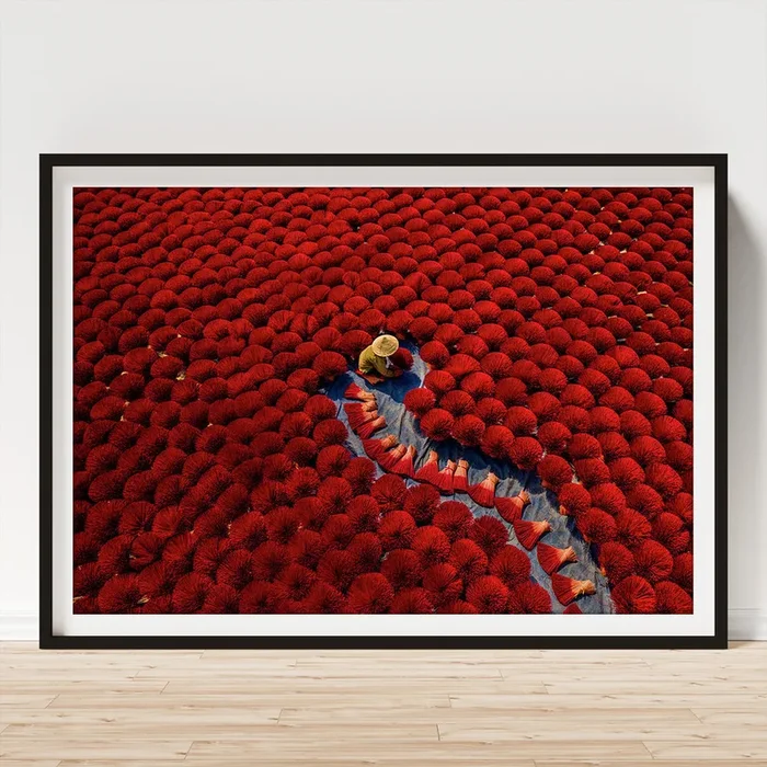 Working incense #1 Art Print