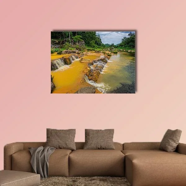 Yang Bay Waterfall in Vietnam Canvas Wall Art