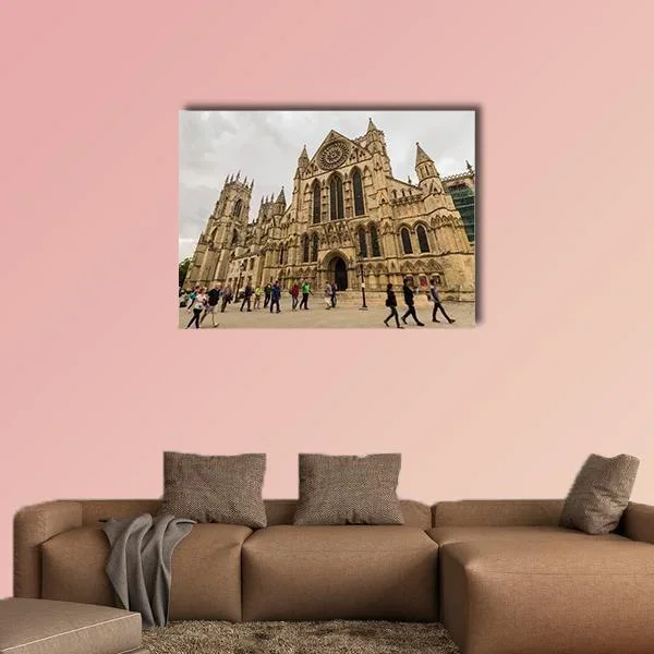 York Minster Cathedral, Uk Canvas Wall Art