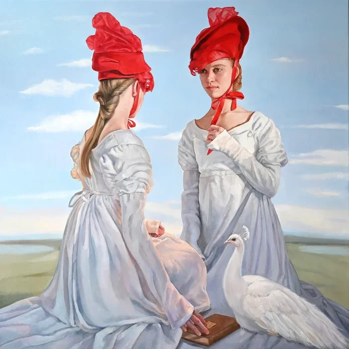 You Are Me (2024) Oil painting by Anna Belan