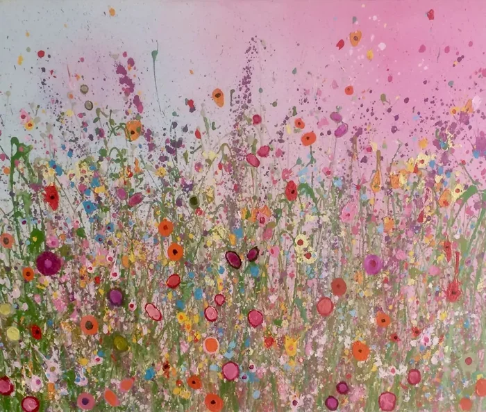 You Make The Colours of my Heart Sing (2018) Oil painting by Yvonne Coomber