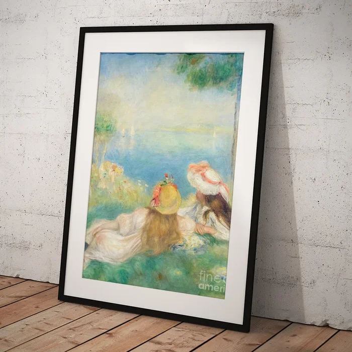 Young Girls By The Sea, Circa 1894 Art Print