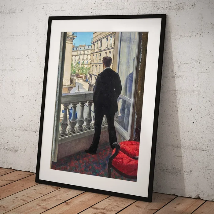 Young Man at His Window by Gustave Caillebotte 1876 Art Print