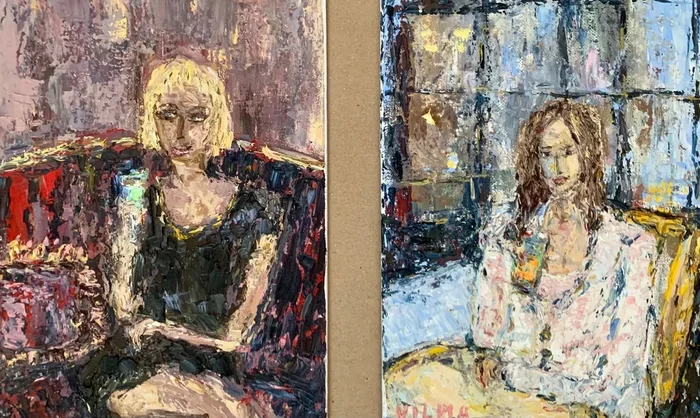Young woman portrait (2024) Oil painting by Vilma Gataveckienė