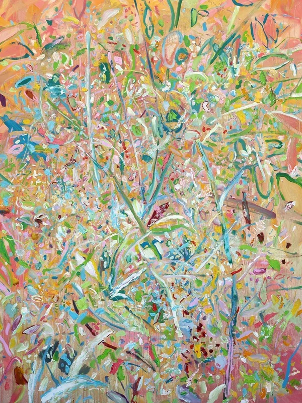 Your exhuberant Self (2024) Oil painting by Dominic Virtosu