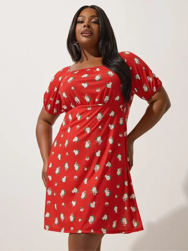 Yours Curve Red Limited Mini Dress