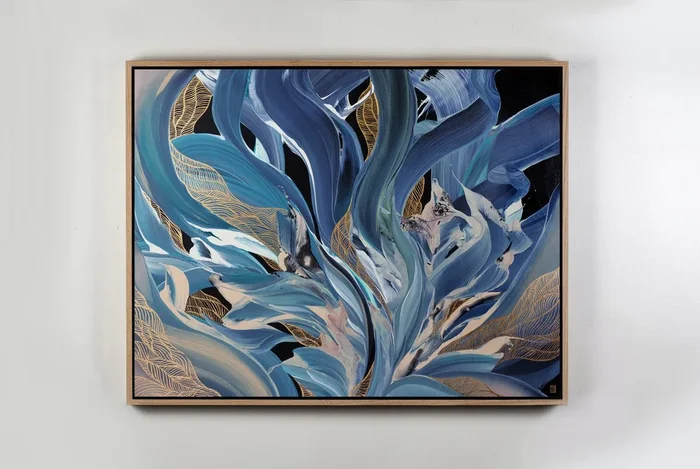 Zaragoza (at exhibition, cant be purchased) (2021) Acrylic painting by Novi Lim