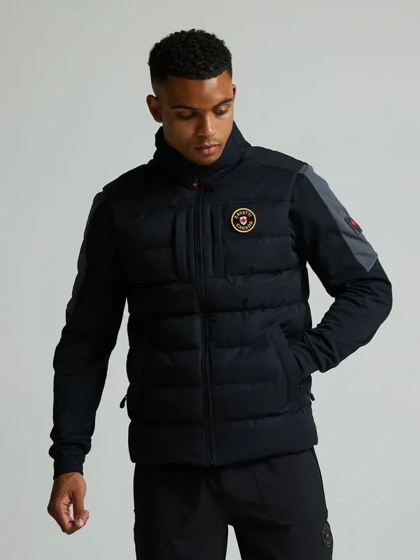 Zavetti Canada Oshawa 2.0 Black Puffer Gilet