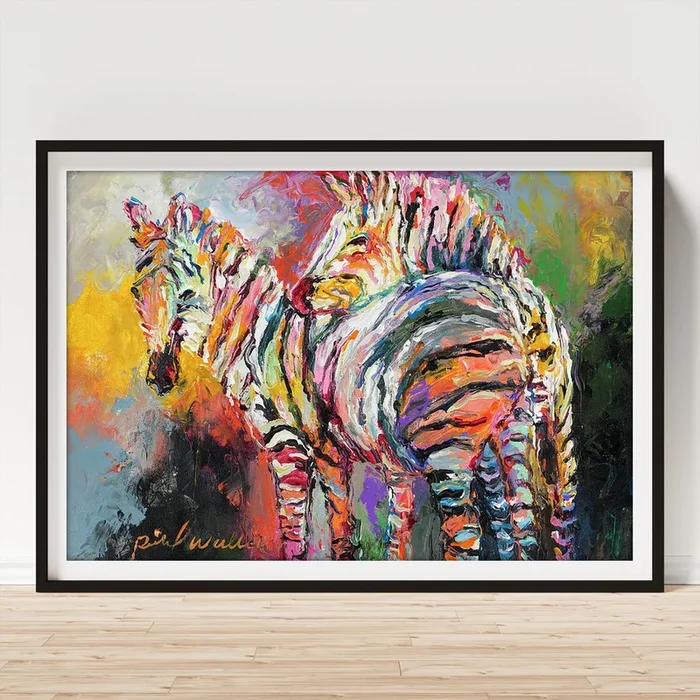 Zebras Art Print