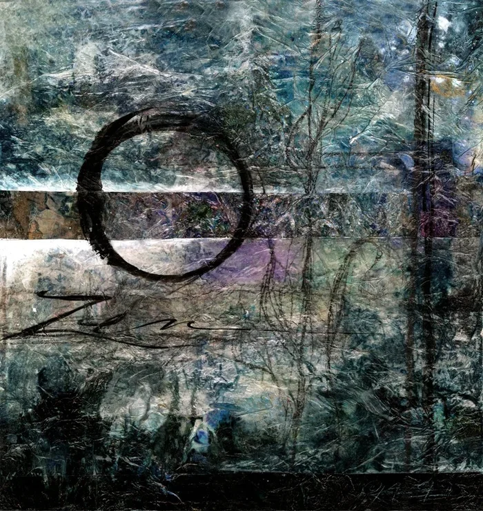 Zen (2011) Mixed-media painting by Kathy Morton Stanion