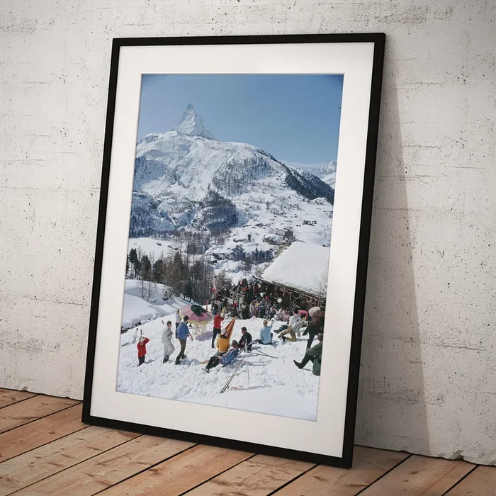 Zermatt Skiing #1 Art Print