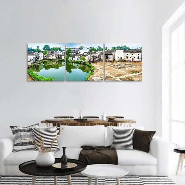 Zhuge Bagua Village Scenic Area Panoramic Canvas Wall Art