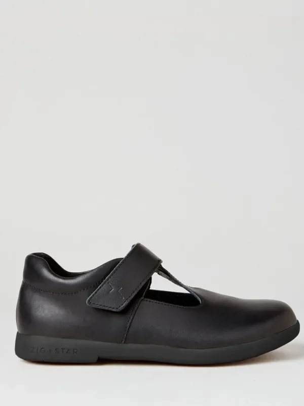 Zig+Star Black Astro Junior Kid‘s Shoe