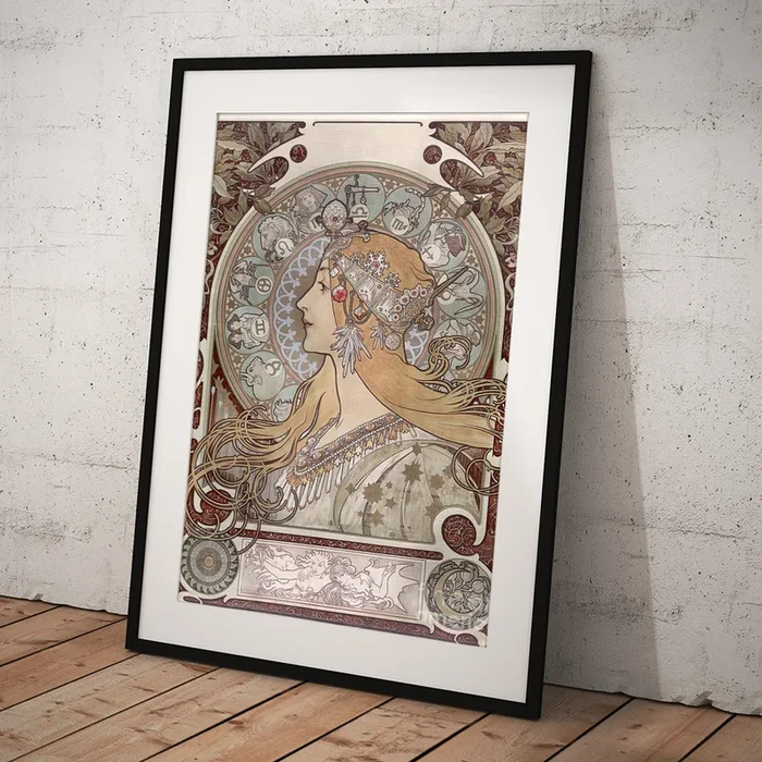Zodiac – Alfons Marie Mucha Art Print